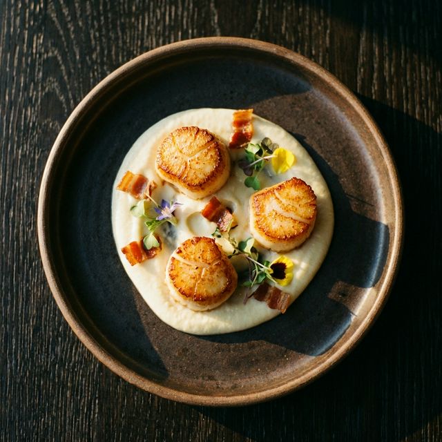 Pan-Seared Scallops